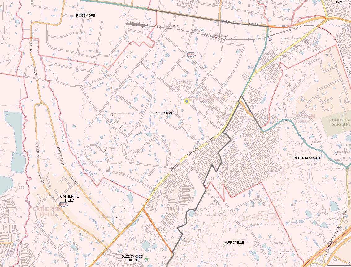 Leppington - NSW State Planning - Suburb Location